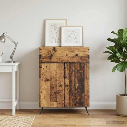 vidaXL Sideboard Old Wood 66 x 34.5 x 90 cm Engineered Wood