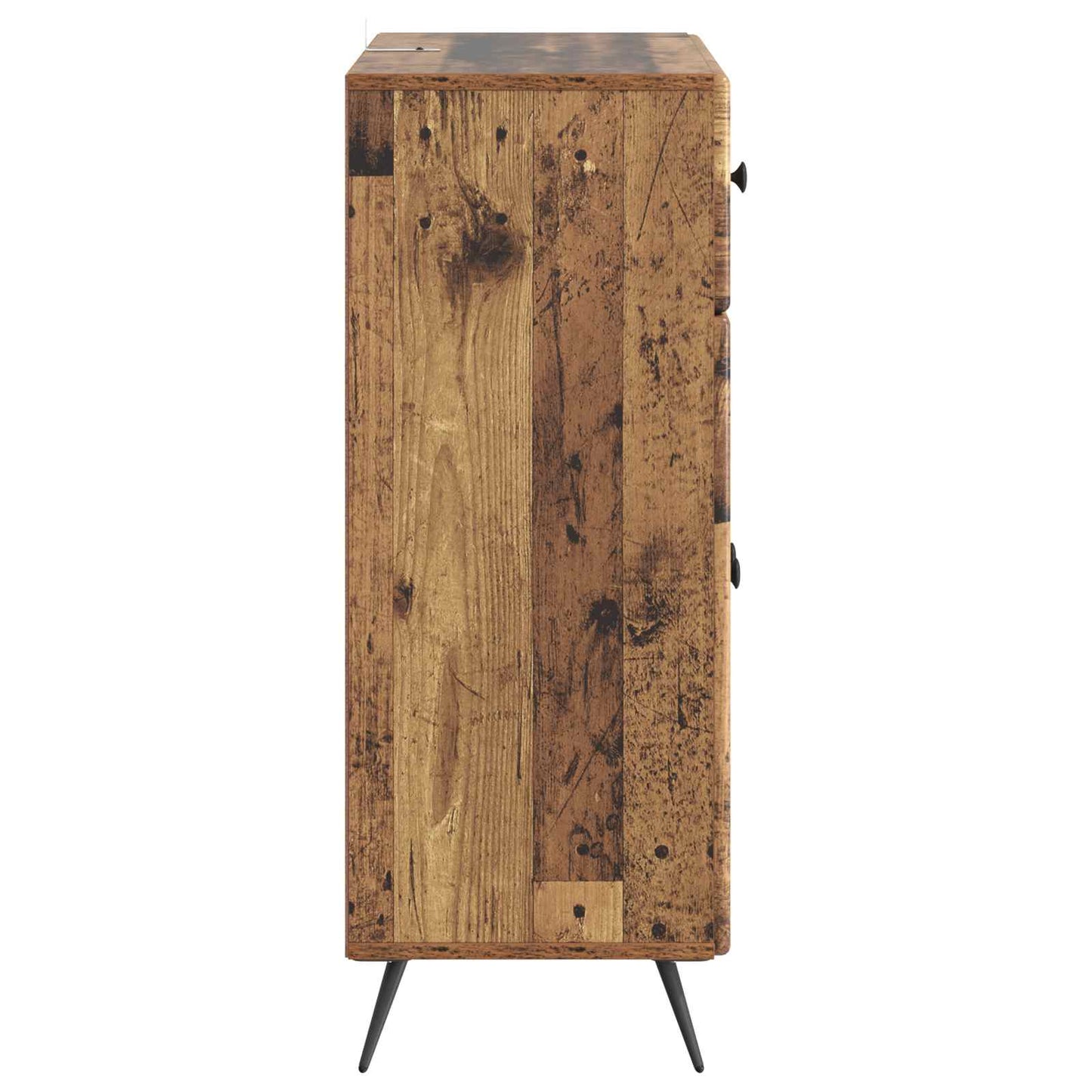 vidaXL Sideboard Old Wood 66 x 34.5 x 90 cm Engineered Wood