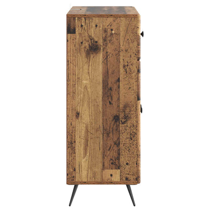 vidaXL Sideboard Old Wood 66 x 34.5 x 90 cm Engineered Wood
