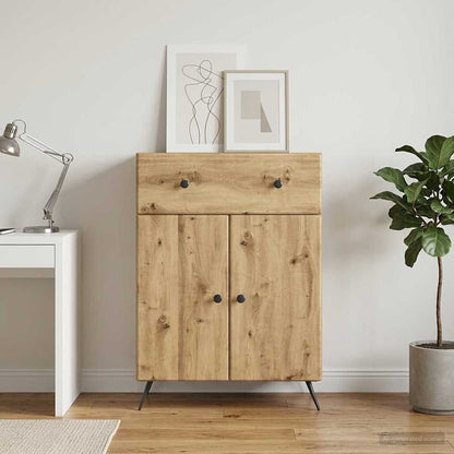 vidaXL Sideboard Artisan Oak 66 x 34.5 x 90 cm Engineered Wood