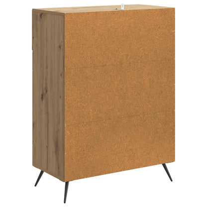 vidaXL Sideboard Artisan Oak 66 x 34.5 x 90 cm Engineered Wood