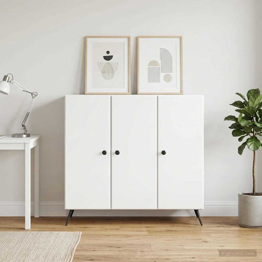 vidaXL Sideboard White 89 x 34.5 x 80 cm Engineered Wood