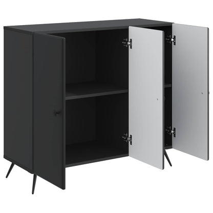 vidaXL Sideboard Black 89 x 34.5 x 80 cm Engineered Wood
