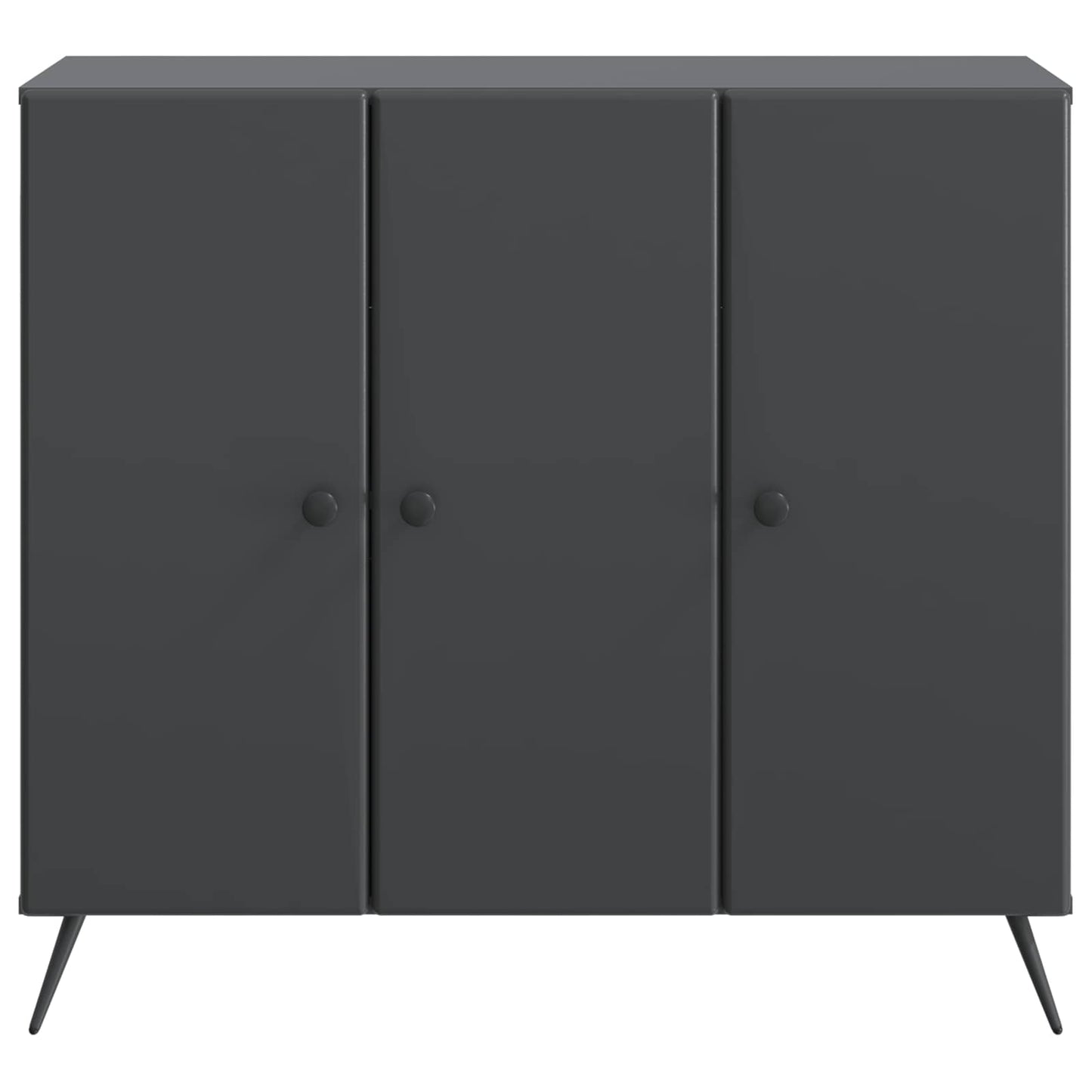 vidaXL Sideboard Black 89 x 34.5 x 80 cm Engineered Wood