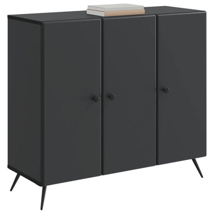 vidaXL Sideboard Black 89 x 34.5 x 80 cm Engineered Wood