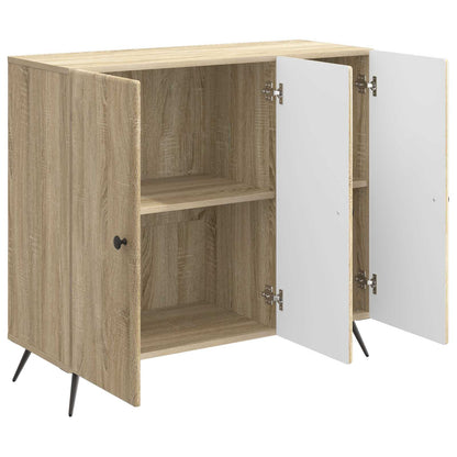 vidaXL Sideboard Sonoma Oak 89 x 34.5 x 80 cm Engineered Wood