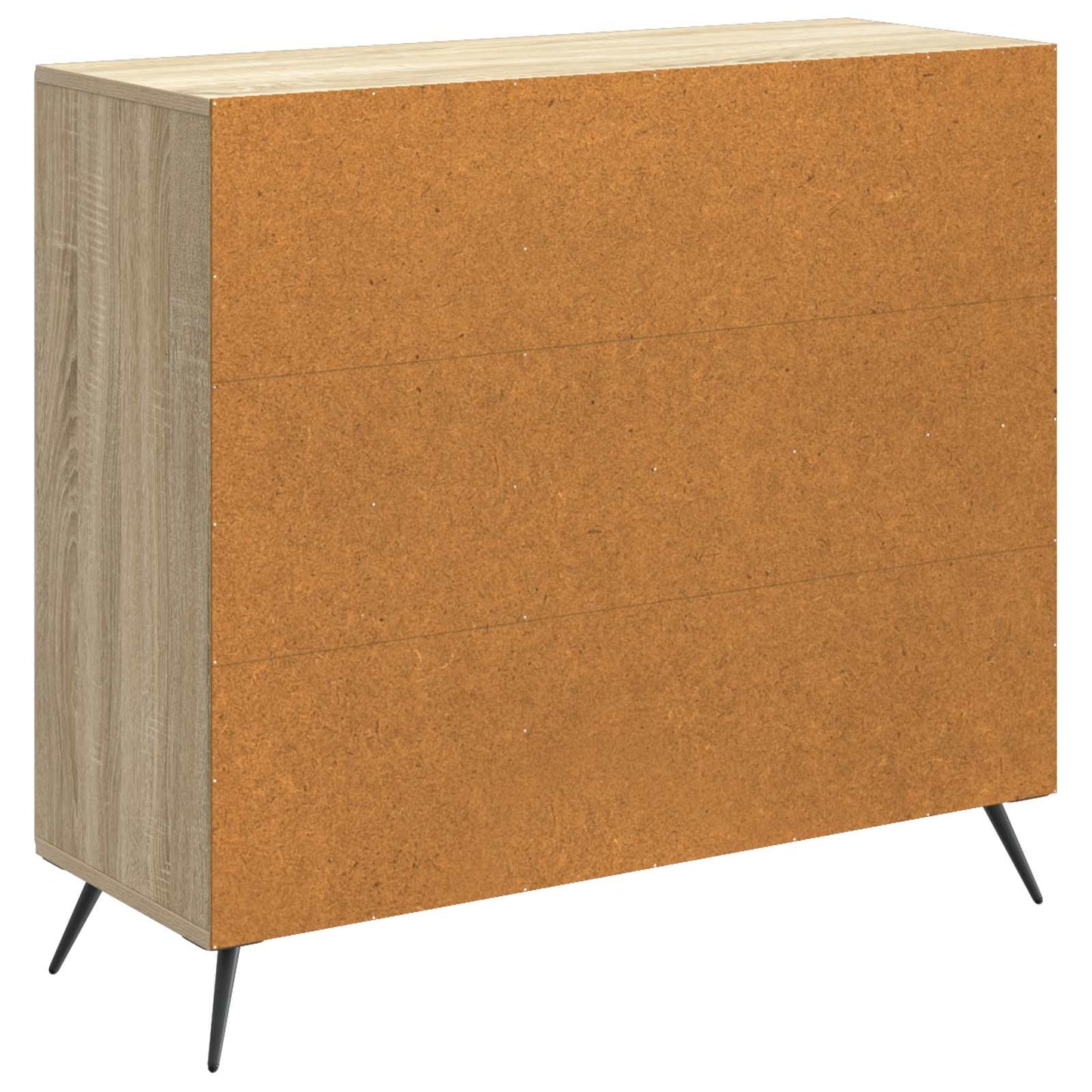 vidaXL Sideboard Sonoma Oak 89 x 34.5 x 80 cm Engineered Wood