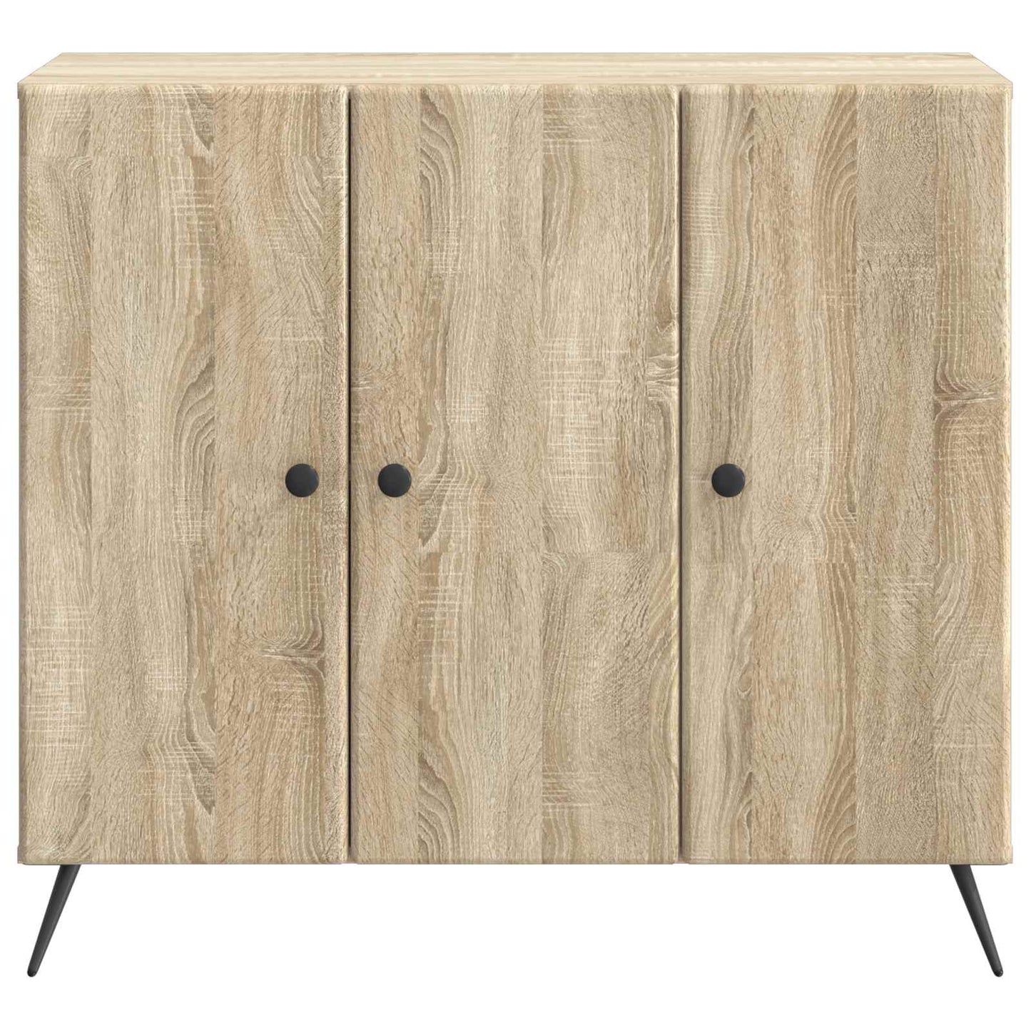 vidaXL Sideboard Sonoma Oak 89 x 34.5 x 80 cm Engineered Wood