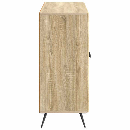 vidaXL Sideboard Sonoma Oak 89 x 34.5 x 80 cm Engineered Wood