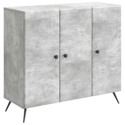 vidaXL Sideboard Concrete Grey 89 x 34.5 x 80 cm Engineered Wood