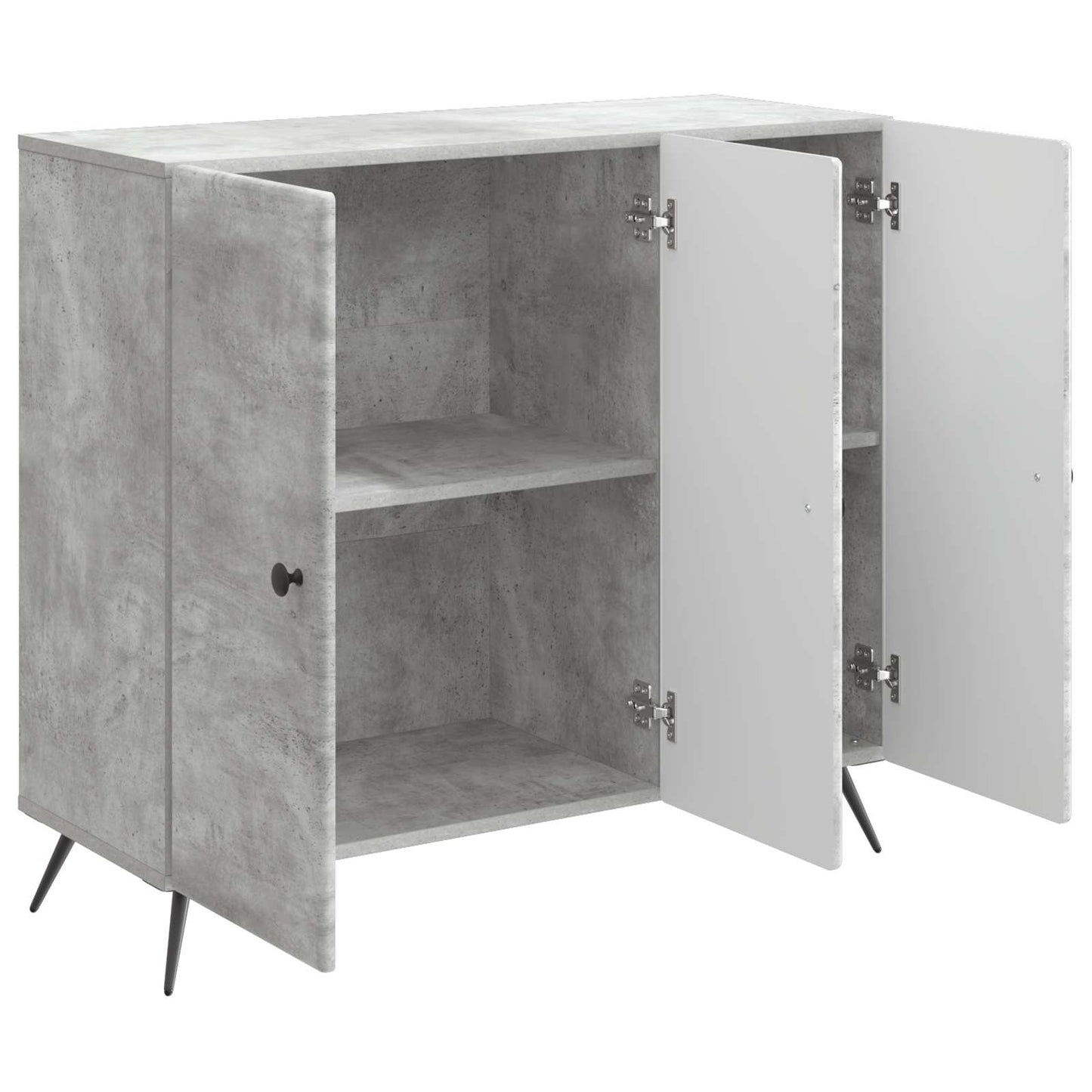 vidaXL Sideboard Concrete Grey 89 x 34.5 x 80 cm Engineered Wood