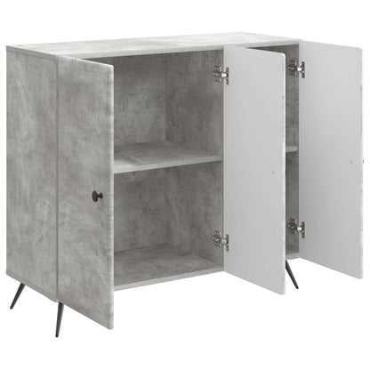 vidaXL Sideboard Concrete Grey 89 x 34.5 x 80 cm Engineered Wood