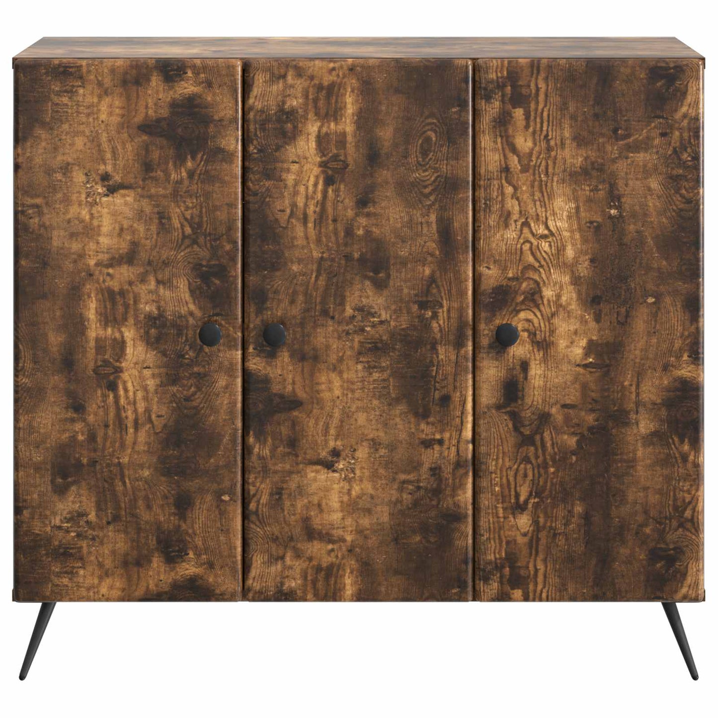 vidaXL Sideboard Smoked Oak 89 x 34.5 x 80 cm Engineered Wood