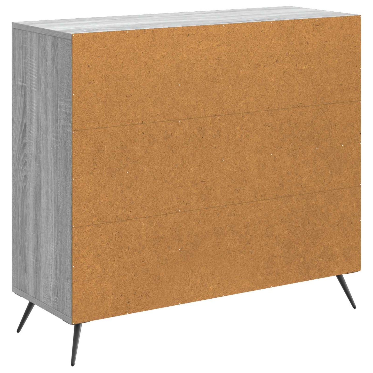 vidaXL Sideboard Grey Sonoma 89 x 34.5 x 80 cm Engineered Wood