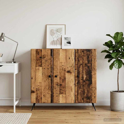 vidaXL Sideboard Old Wood 89 x 34.5 x 80 cm Engineered Wood