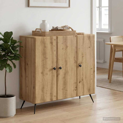 vidaXL Sideboard Artisan Oak 89 x 34.5 x 80 cm Engineered Wood