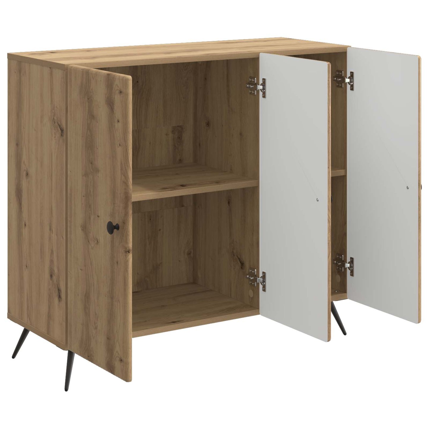 vidaXL Sideboard Artisan Oak 89 x 34.5 x 80 cm Engineered Wood