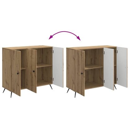 vidaXL Sideboard Artisan Oak 89 x 34.5 x 80 cm Engineered Wood