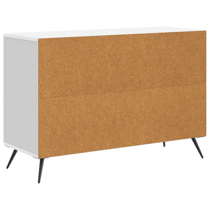 vidaXL Sideboard with Drawer White 89 x 34.5 x 60 cm Engineered Wood