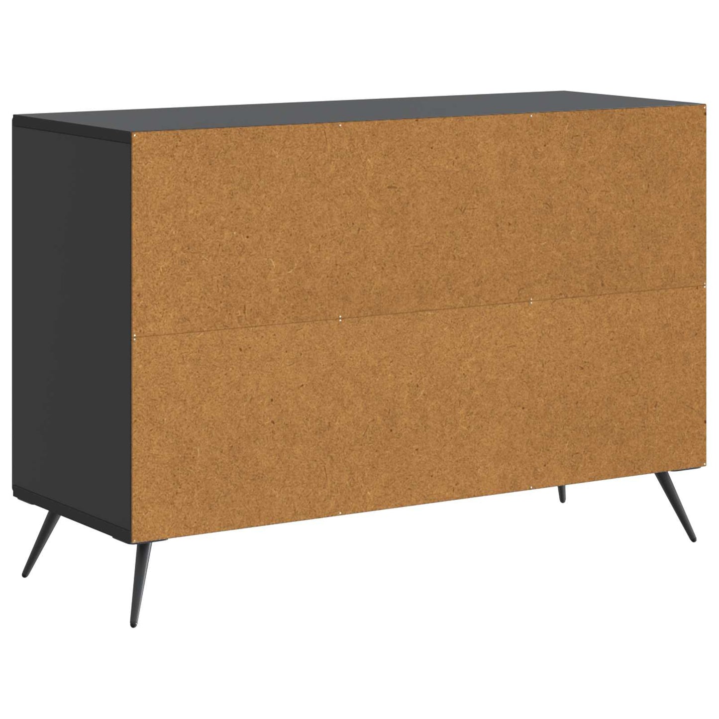 vidaXL Sideboard with Drawer Black 89 x 34.5 x 60 cm Engineered Wood