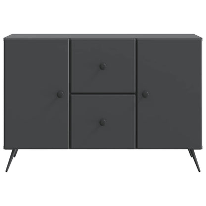vidaXL Sideboard with Drawer Black 89 x 34.5 x 60 cm Engineered Wood