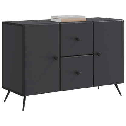 vidaXL Sideboard with Drawer Black 89 x 34.5 x 60 cm Engineered Wood