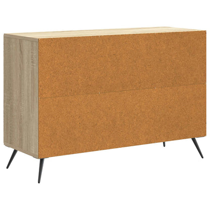 vidaXL Sideboard Sonoma Oak 89 x 34.5 x 60 cm Engineered Wood