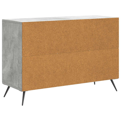 vidaXL Sideboard Concrete Grey 89 x 34.5 x 60 cm Engineered Wood