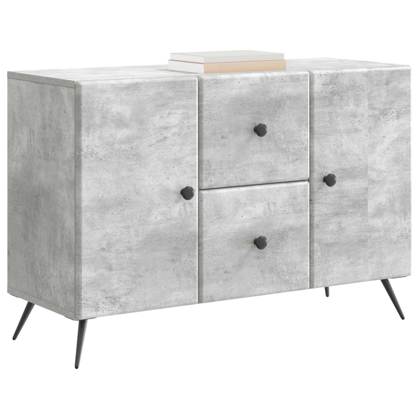 vidaXL Sideboard Concrete Grey 89 x 34.5 x 60 cm Engineered Wood