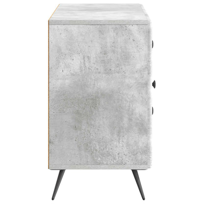 vidaXL Sideboard Concrete Grey 89 x 34.5 x 60 cm Engineered Wood