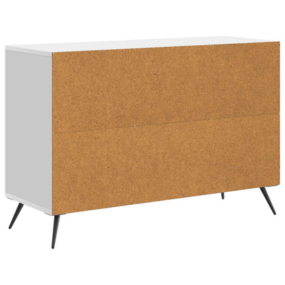 vidaXL Sideboard High Gloss White 89 x 34.5 x 60 cm Engineered Wood