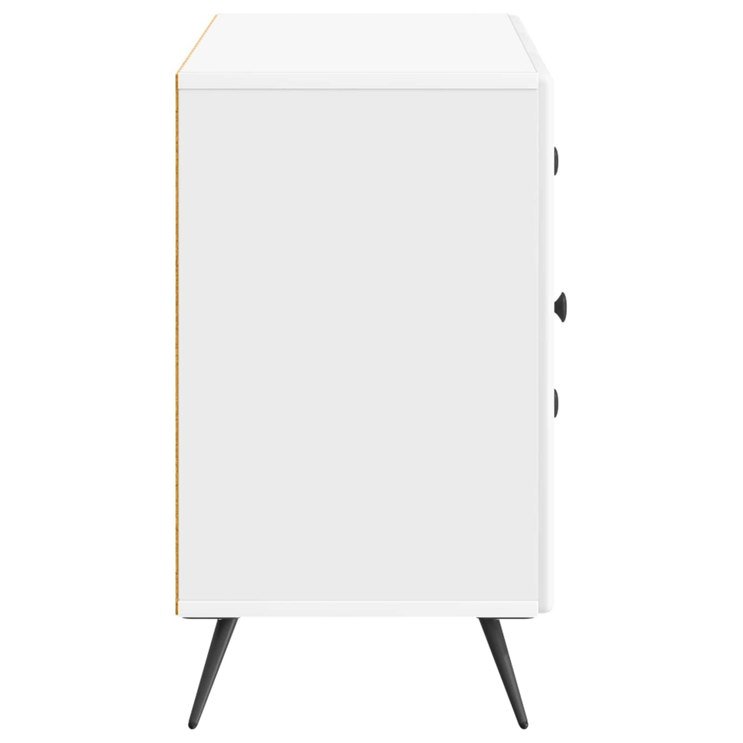 vidaXL Sideboard High Gloss White 89 x 34.5 x 60 cm Engineered Wood