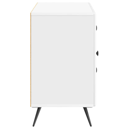 vidaXL Sideboard High Gloss White 89 x 34.5 x 60 cm Engineered Wood