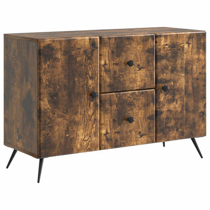 vidaXL Sideboard Smoked Oak 89 x 34.5 x 60 cm Engineered Wood