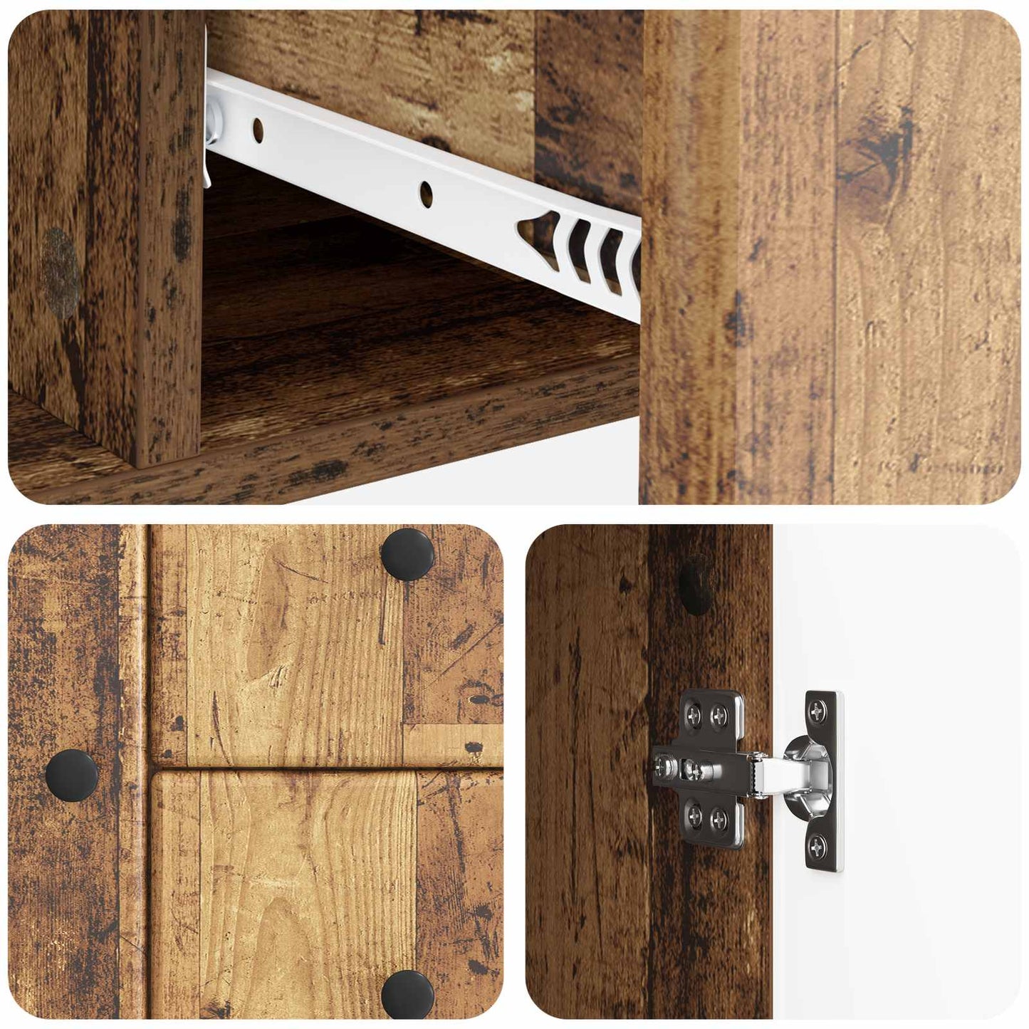 vidaXL Sideboard Old Wood 89 x 34.5 x 60 cm Engineered Wood