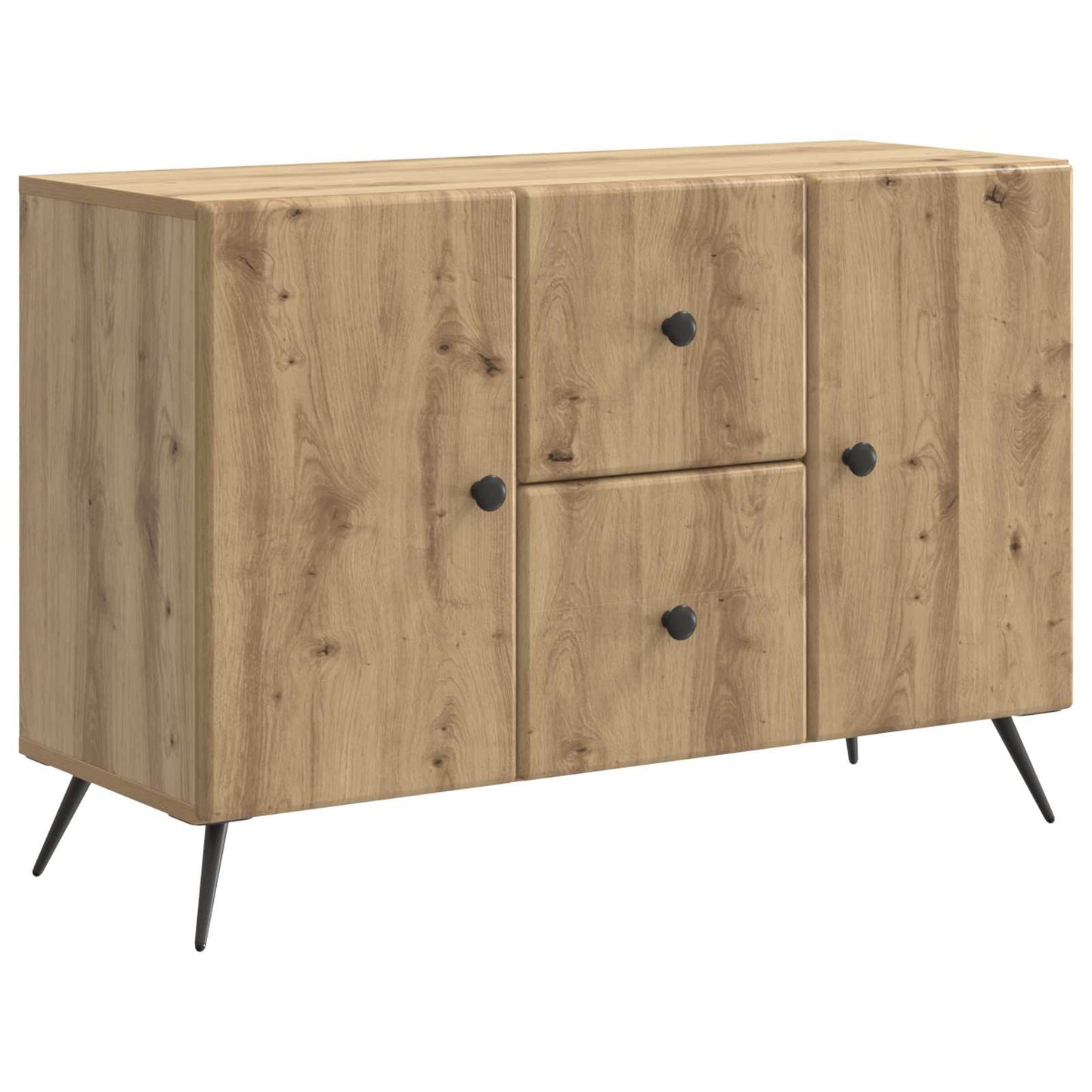 vidaXL Sideboard Artisan Oak 89 x 34.5 x 60 cm Engineered Wood