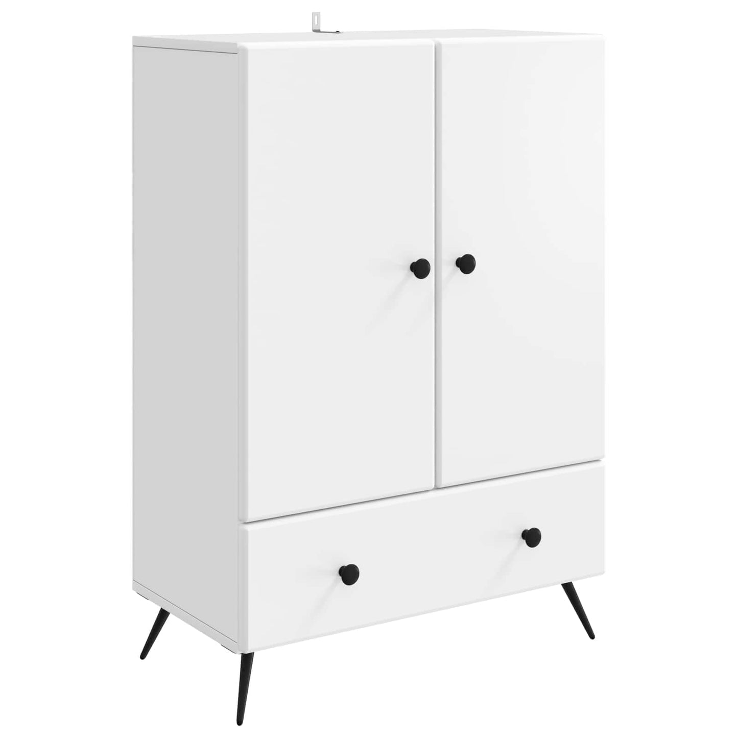 vidaXL Sideboard with Drawer White 66 x 34.5 x 95 cm Engineered Wood