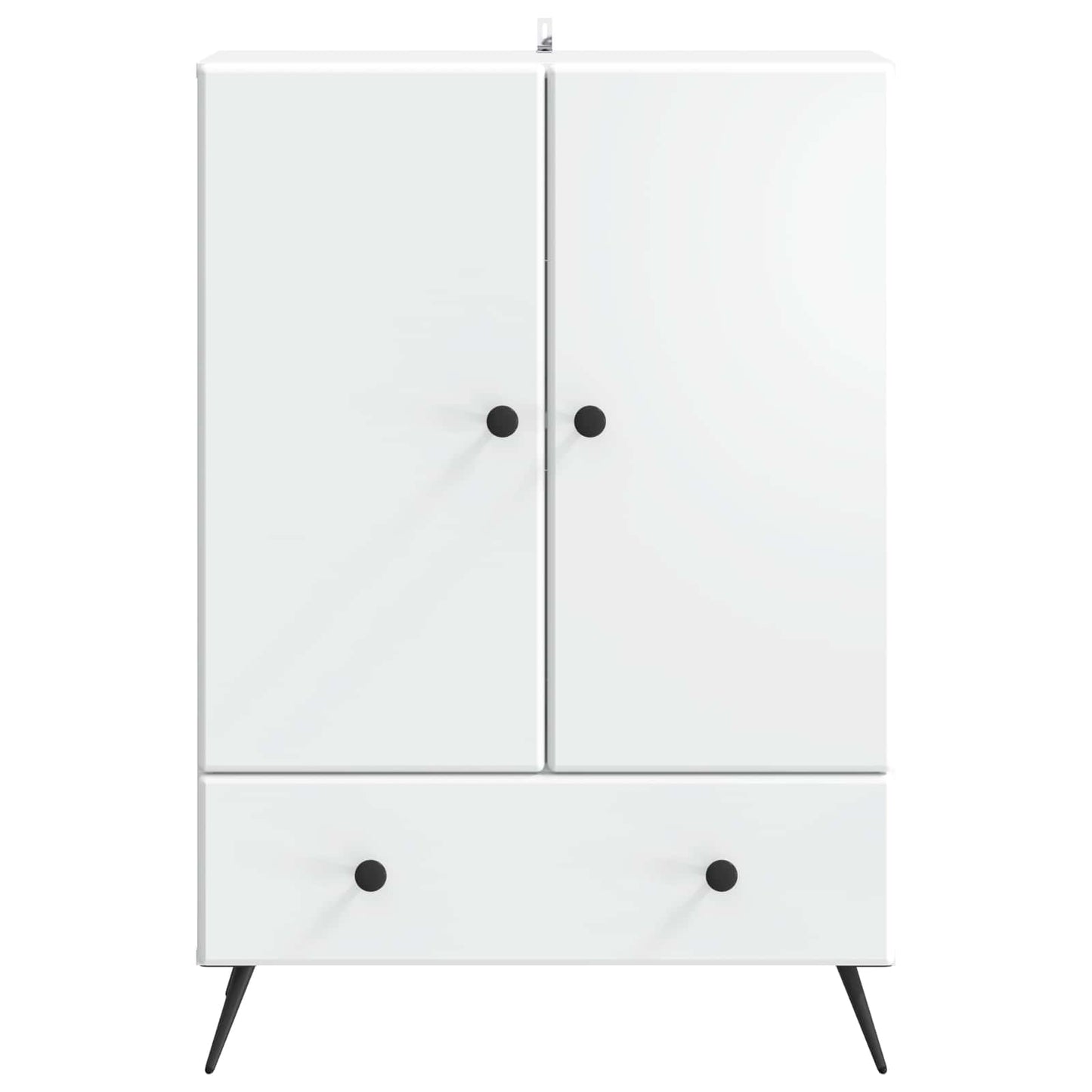 vidaXL Sideboard with Drawer White 66 x 34.5 x 95 cm Engineered Wood