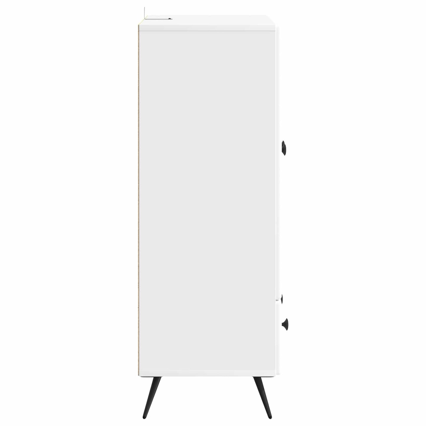 vidaXL Sideboard with Drawer White 66 x 34.5 x 95 cm Engineered Wood
