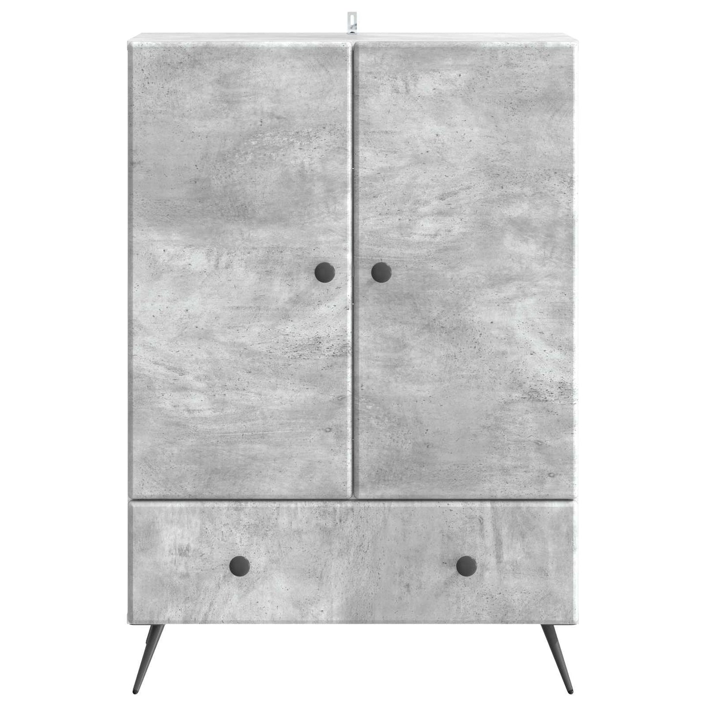 vidaXL Sideboard Concrete Grey 66 x 34.5 x 95 cm Engineered Wood