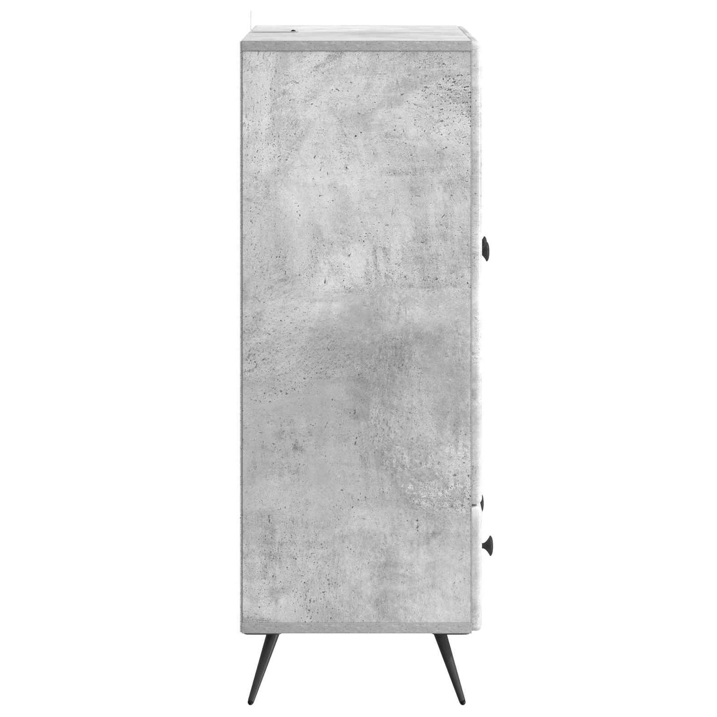 vidaXL Sideboard Concrete Grey 66 x 34.5 x 95 cm Engineered Wood