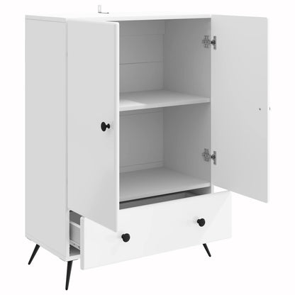 vidaXL Sideboard High Gloss White 66 x 34.5 x 95 cm Engineered Wood