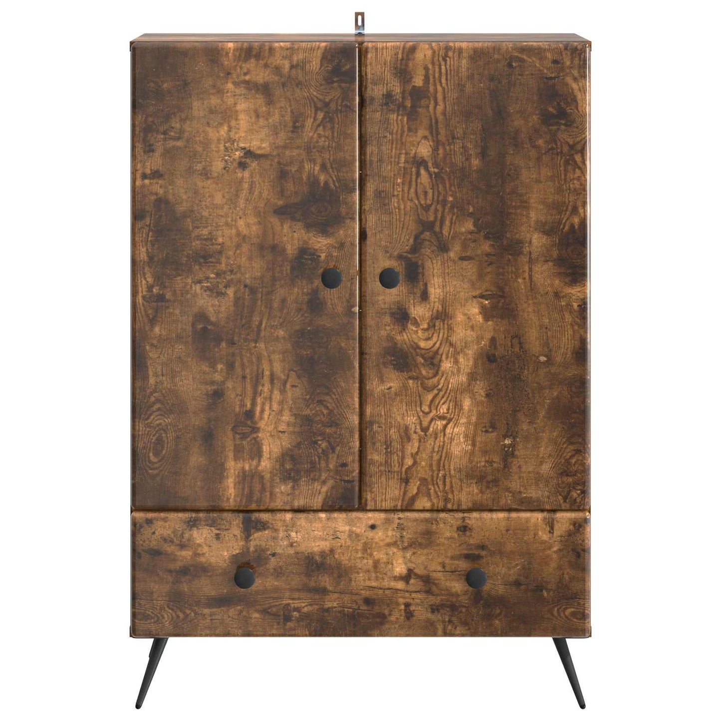 vidaXL Sideboard Smoked Oak 66 x 34.5 x 95 cm Engineered Wood