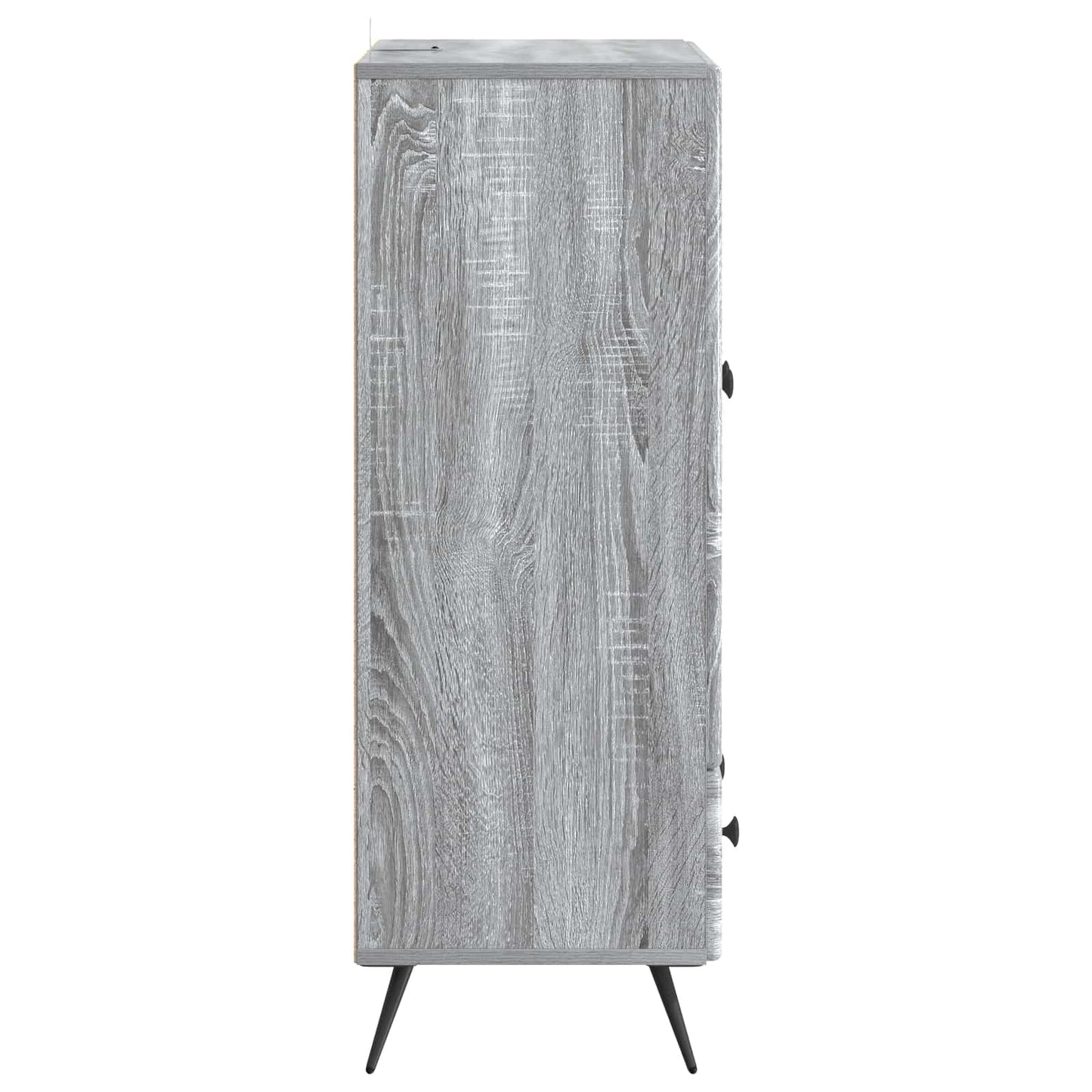 vidaXL Sideboard Grey Sonoma 66 x 34.5 x 95 cm Engineered Wood