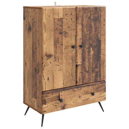 vidaXL Sideboard Old Wood 66 x 34.5 x 95 cm Engineered Wood