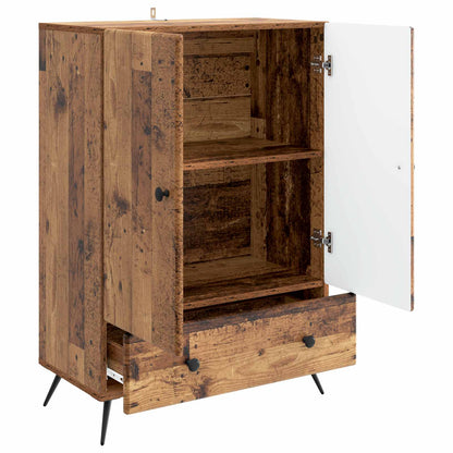 vidaXL Sideboard Old Wood 66 x 34.5 x 95 cm Engineered Wood