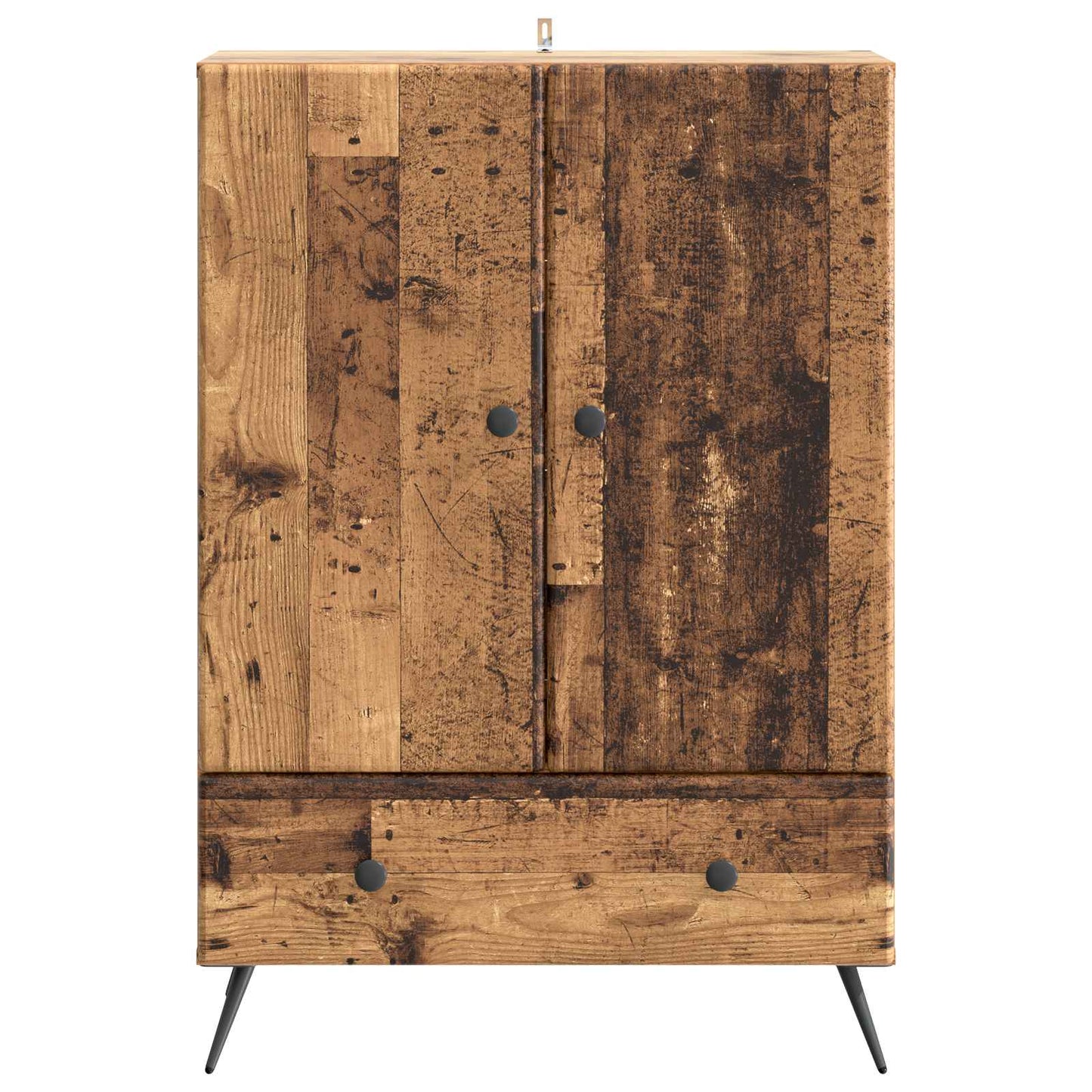 vidaXL Sideboard Old Wood 66 x 34.5 x 95 cm Engineered Wood