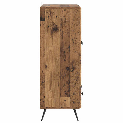 vidaXL Sideboard Old Wood 66 x 34.5 x 95 cm Engineered Wood