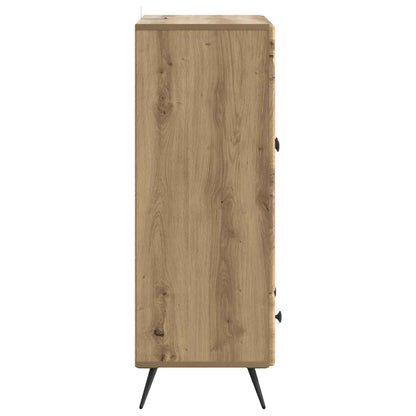 vidaXL Sideboard Artisan Oak 66 x 34.5 x 95 cm Engineered Wood