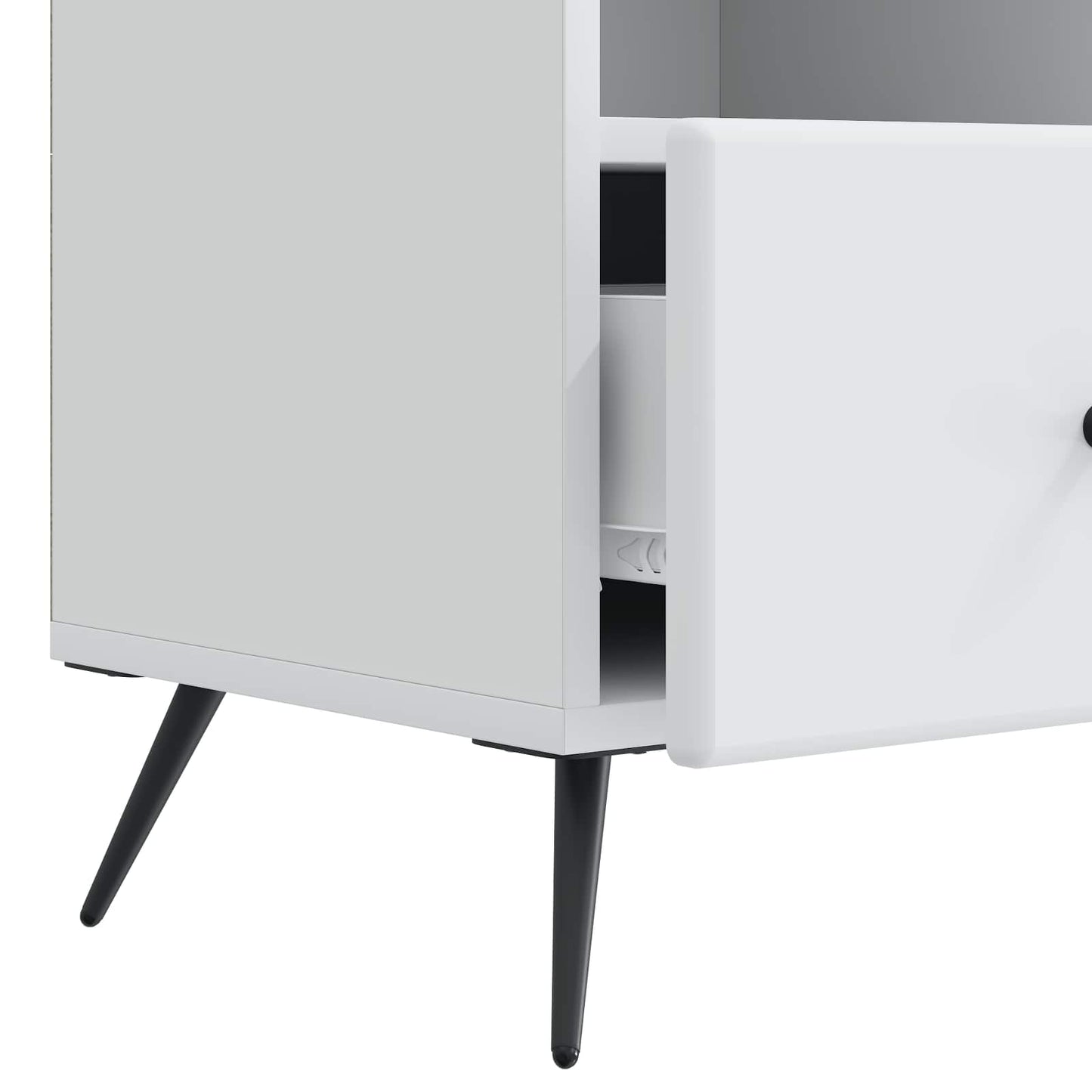 vidaXL TV Cabinet with Drawer White 102 x 34.5 x 50 cm Engineered Wood